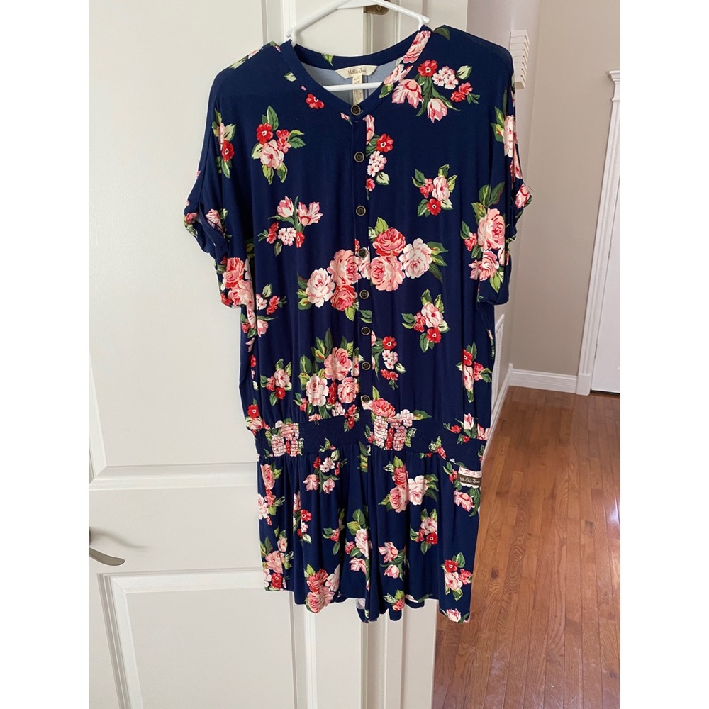 Navy Matilda Jane Romper